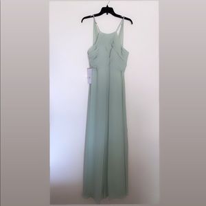 Azazie Dusty Sage Dress